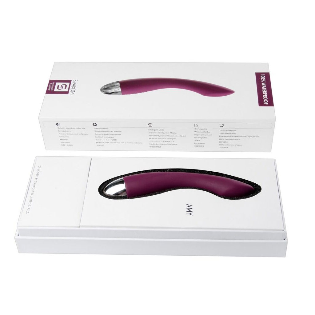 Svakom - Amy G-spot Vibrator Paars verpakking