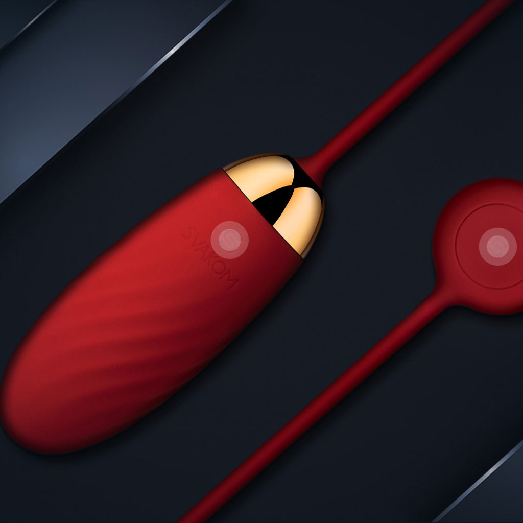 Svakom - Ella NEO Vibratie Ei met App - Rood knopjes