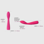 Svakom - Iris G-spot Vibrator insteekdiepte