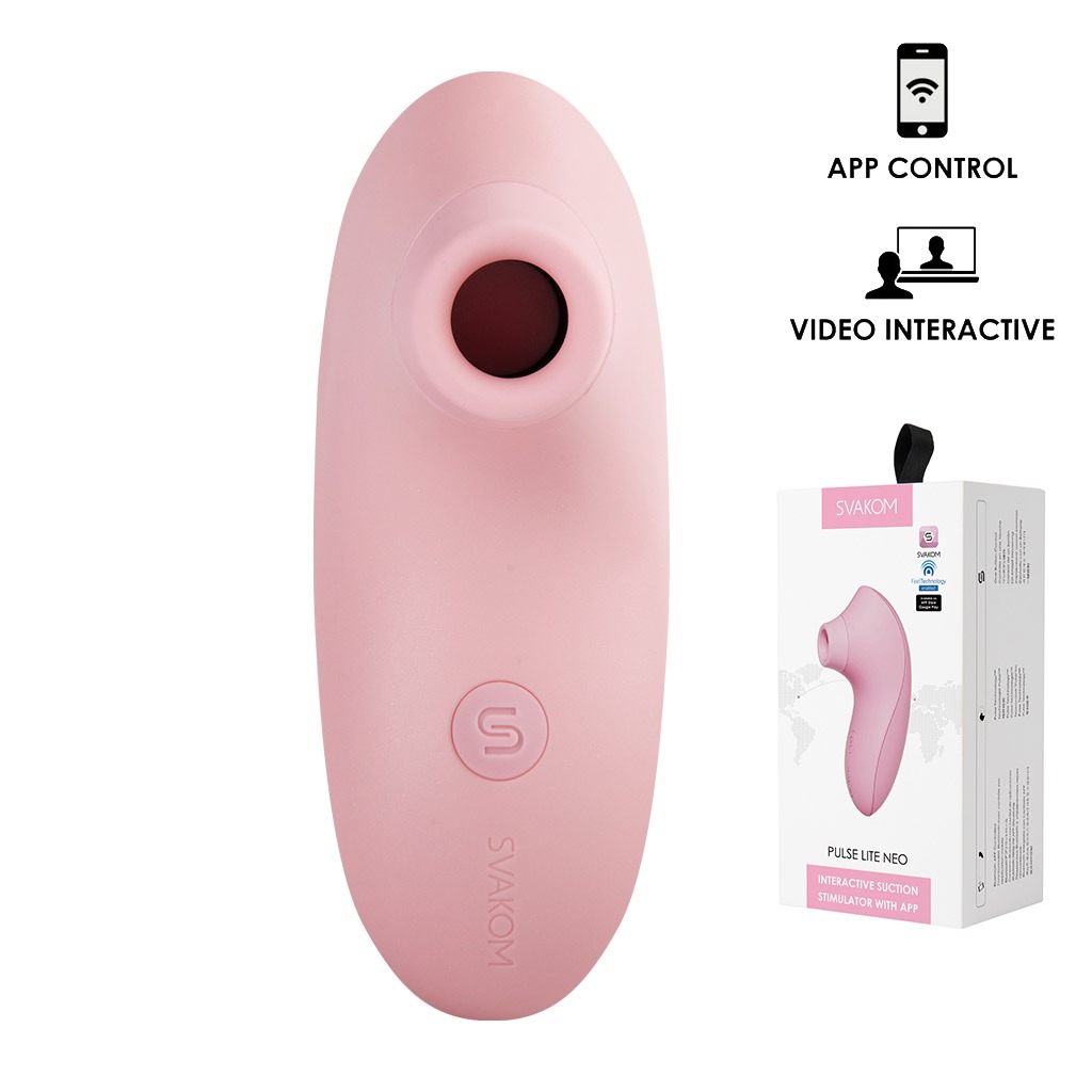Svakom Pulse Lite NEO Roze – luchtdruk vibrator met APP