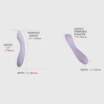 Svakom - Amy 2 G-Spot Vibrator Lila afmeting