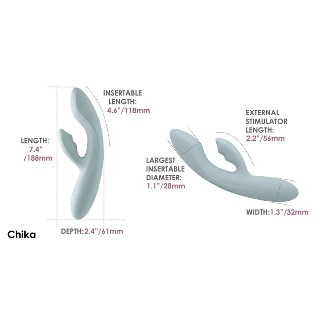 Svakom - Chika Verwarmende Rabbit Vibrator met App