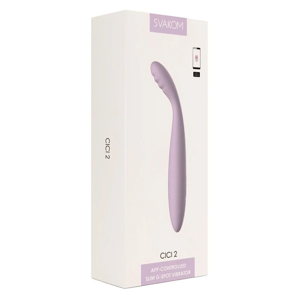 Svakom - Cici 2 G-Spot Vibrator Lila met App