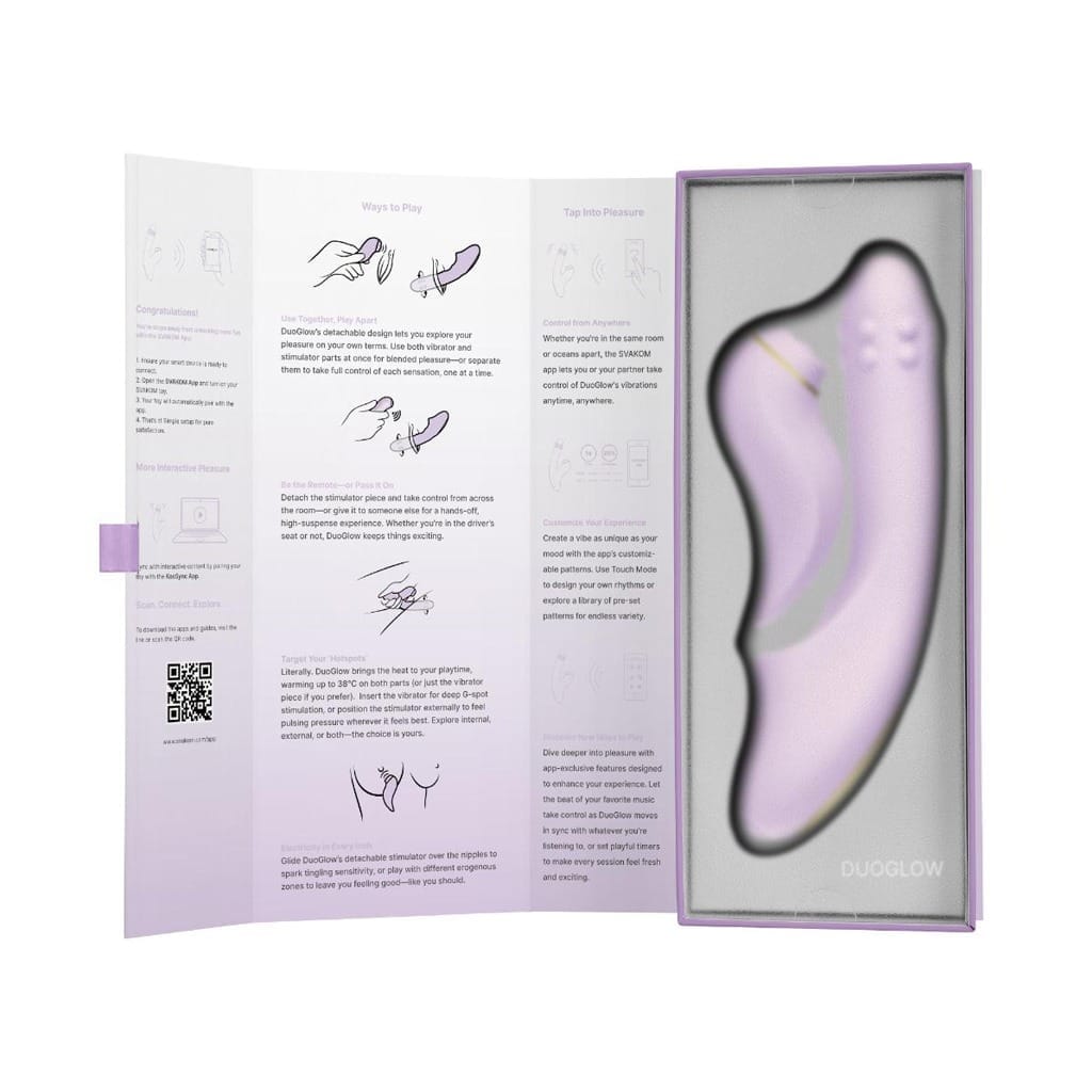 Svakom DuoGlow - 3 in 1 Vibrator met Verwarmende functie