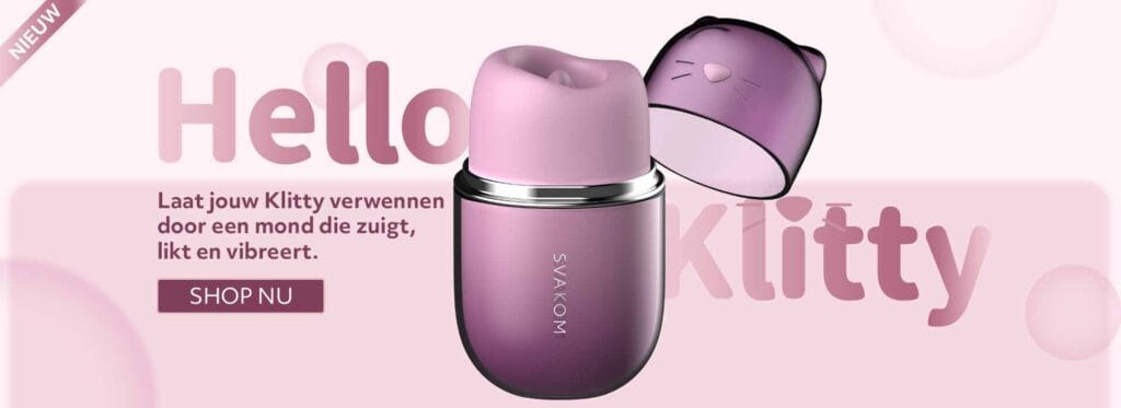 Svakom Klitty – clitoris stimulator met zuig-, lik- en vibratiefunctie + APP
