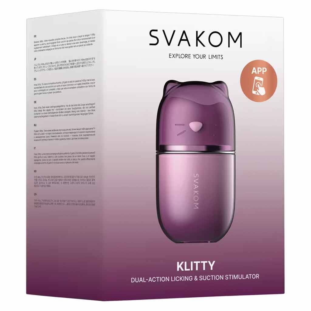 Svakom Klitty – clitoris stimulator met zuig-, lik- en vibratiefunctie + APP